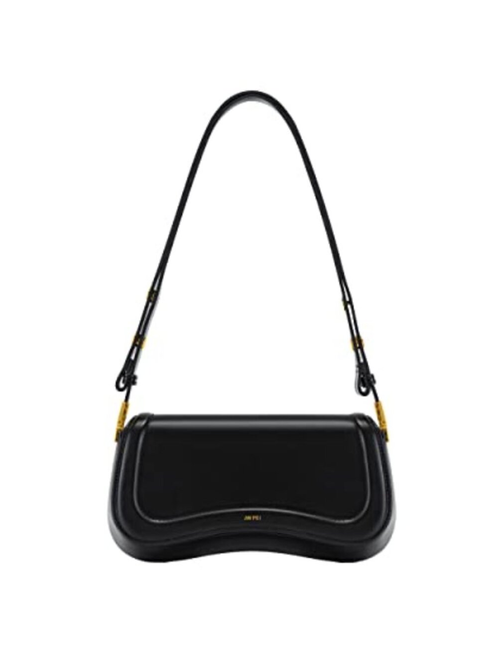 JW PEI Vegan Leather Hobo Shoulder Bag Adjustable Strap Magnetic Snap